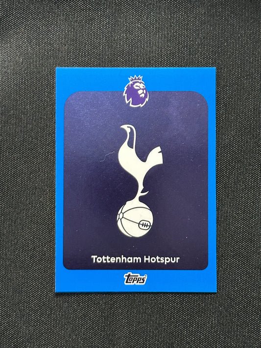Tottenham Hotspur Badge Blue Parallel Base - Topps Premier League 2026