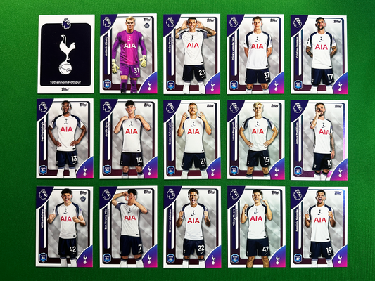 Tottenham Hotspur Full Base Set - Topps Premier League 2026