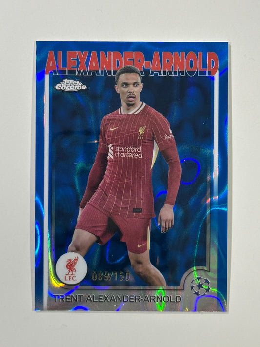 Trent Alexander-Arnold Numbered Parallel 89/150 - Topps Chrome 2024/25