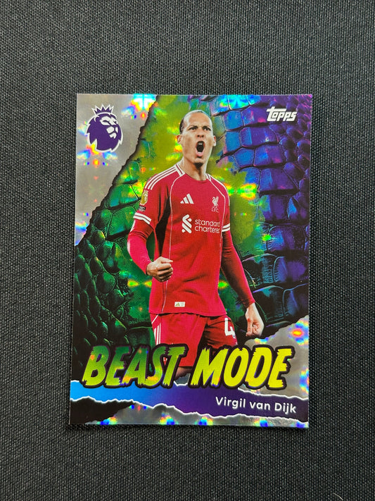 Virgil van Dijk Liverpool Beast Mode - Topps Premier League 2026