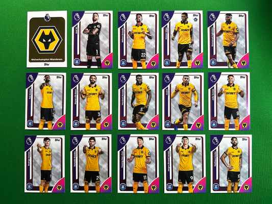 Wolves Full Base Set - Topps Premier League 2026
