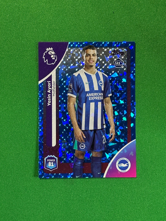 Yasin Ayari Numbered Parallel 144/150 - Topps Premier League 2026