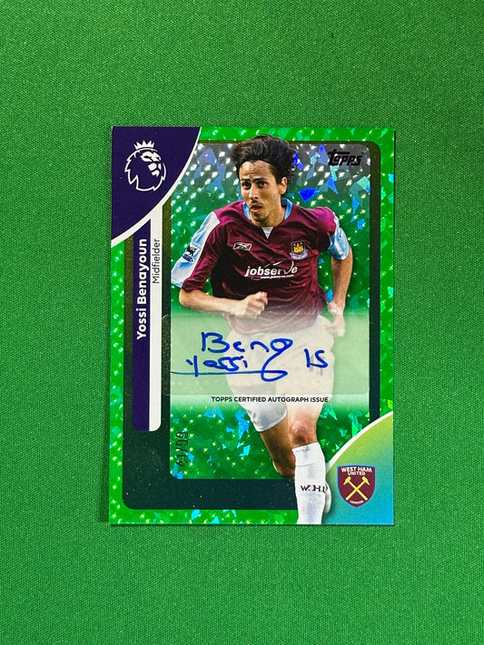 Yossi Benayoun Autograph 41/99 - Topps Premier League 2026