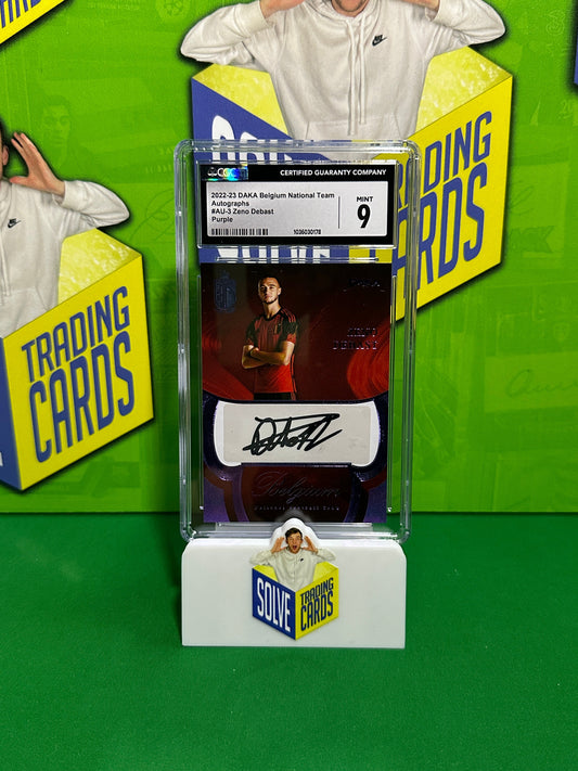 Zeno Debast Autograph 23/25 - DAKA Belgium 2022-23 - CGC 9