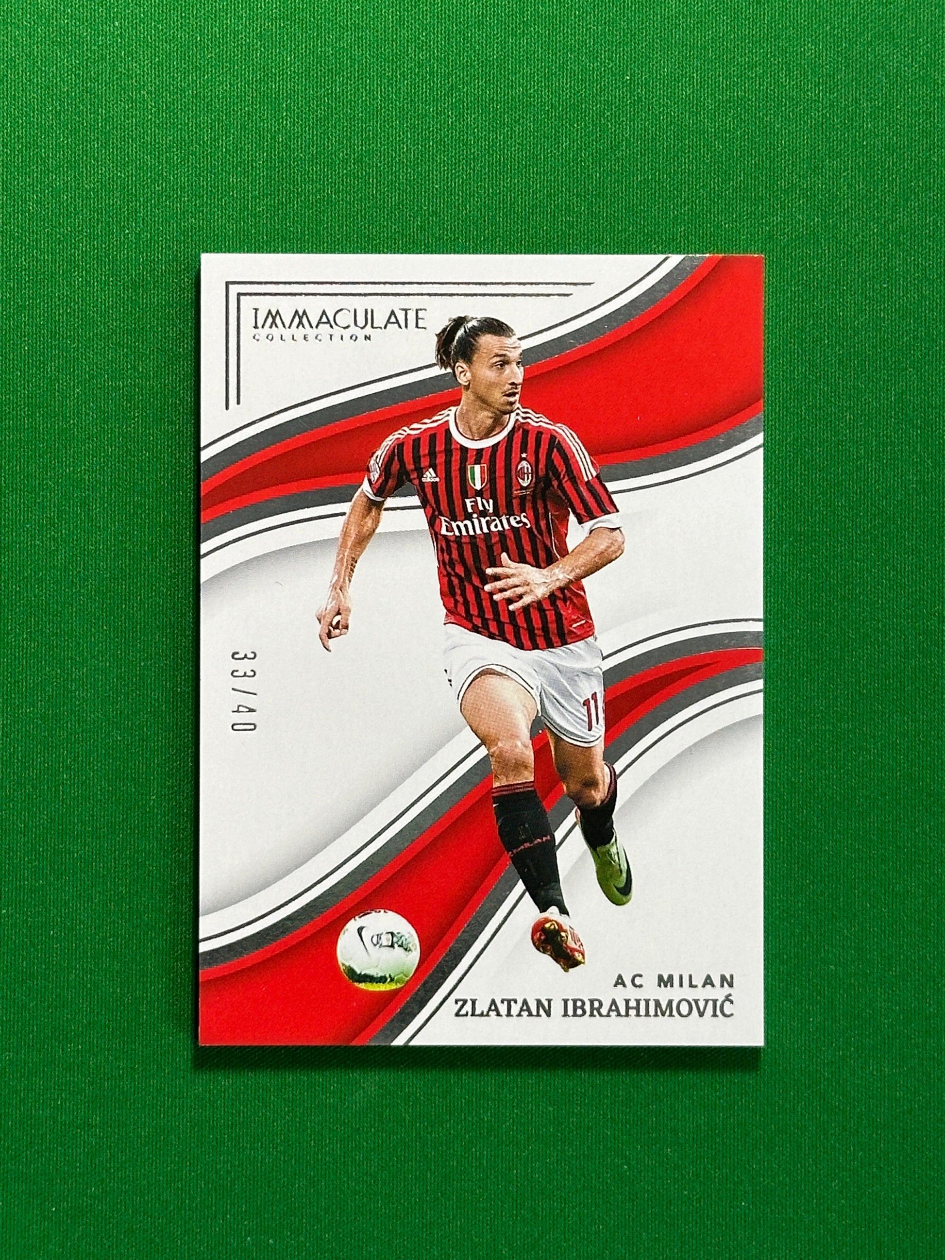 Zlatan Ibrahimovic Numbered Parallel 33/40 - Panini Immaculate 2023/24
