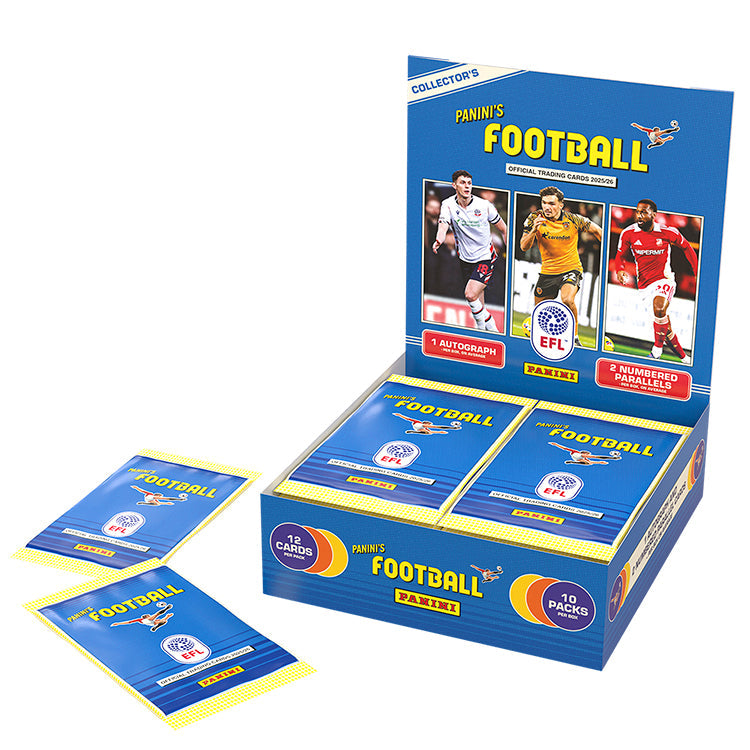 Panini Football EFL 2025/26 Collectors Box with packs