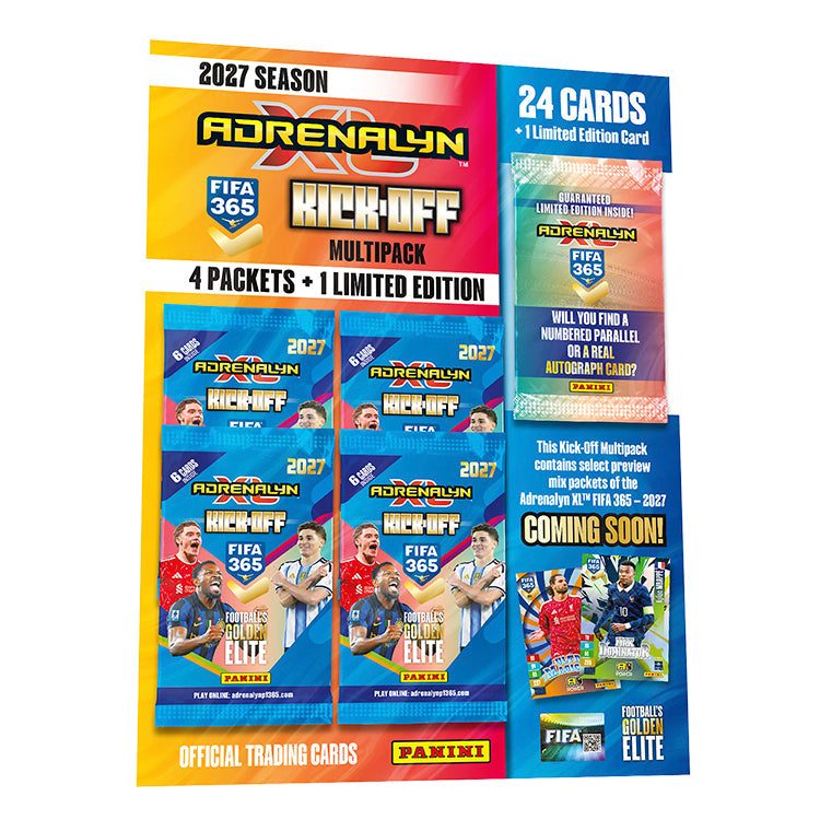 Panini FIFA 365 2026/27 Adrenalyn XL Kick-Off Multipack