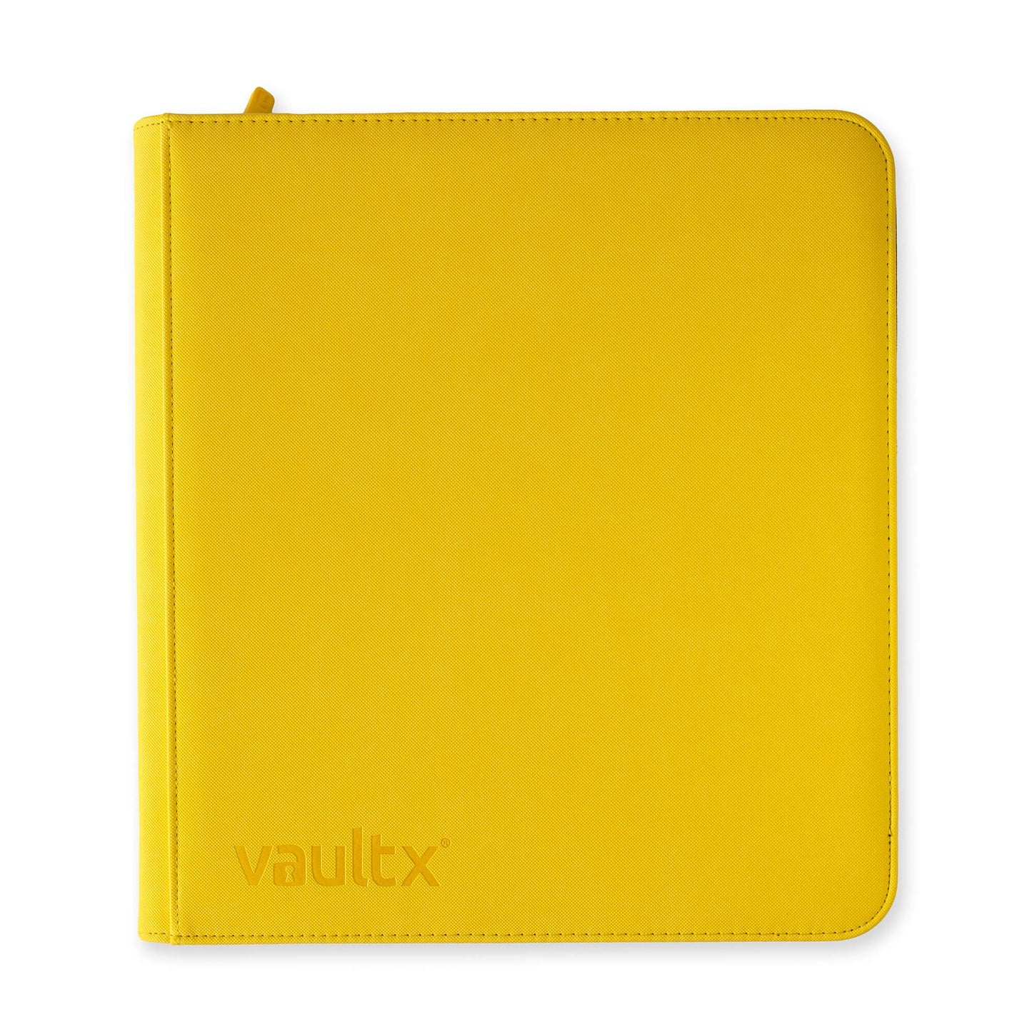 Sunrise Yellow Vault X 12-Pocket Exo-Tec Zip Binder - Holds 480 Cards