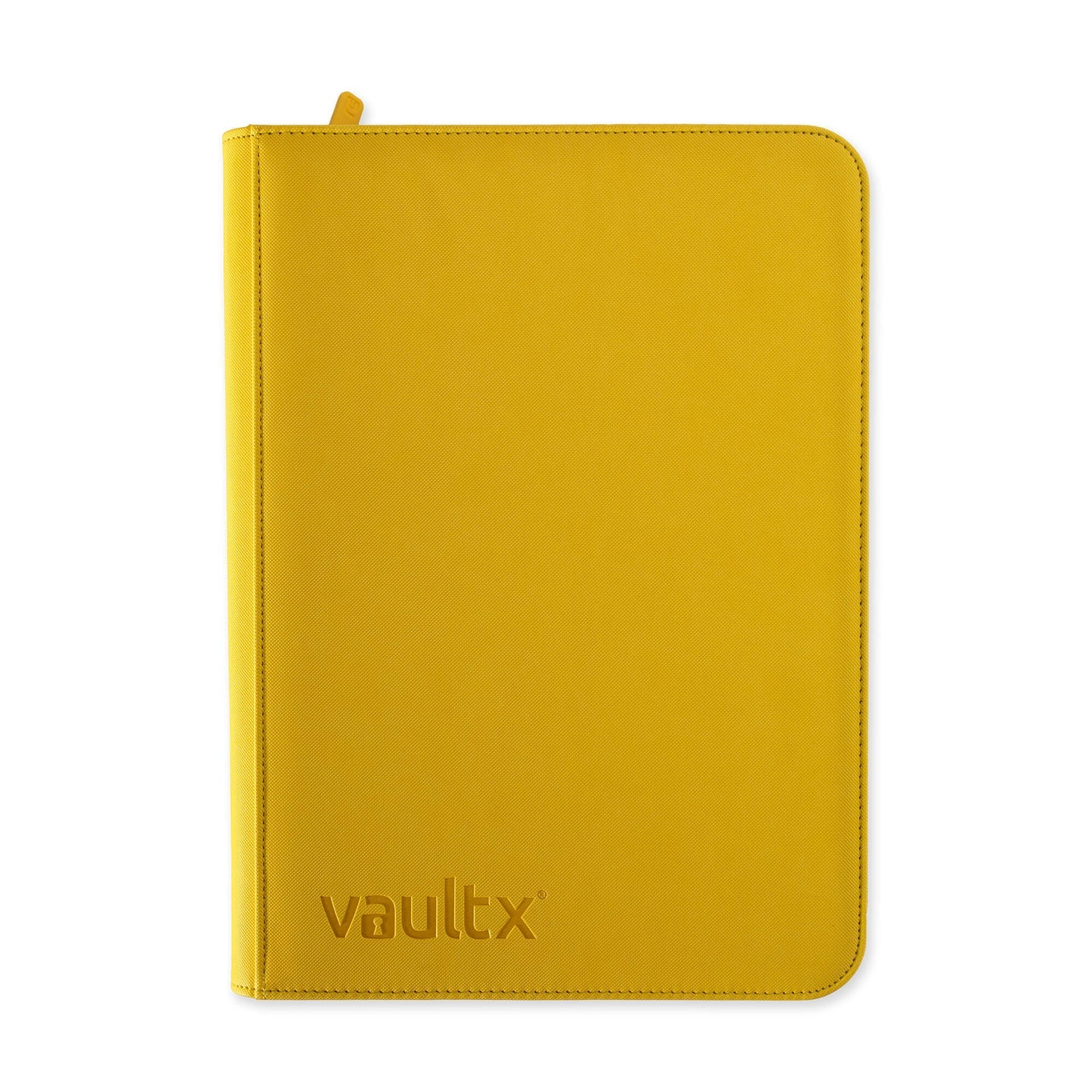 Sunrise Yellow Vault X 9-Pocket Exo-Tec Zip Binder - Holds 360 Cards