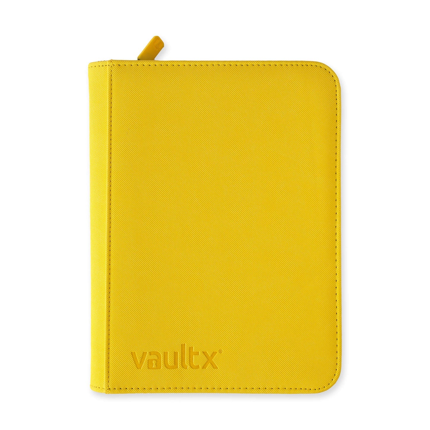 Sunrise Yellow Vault X 4-Pocket Exo-Tec Zip Binder - Holds 160 Cards