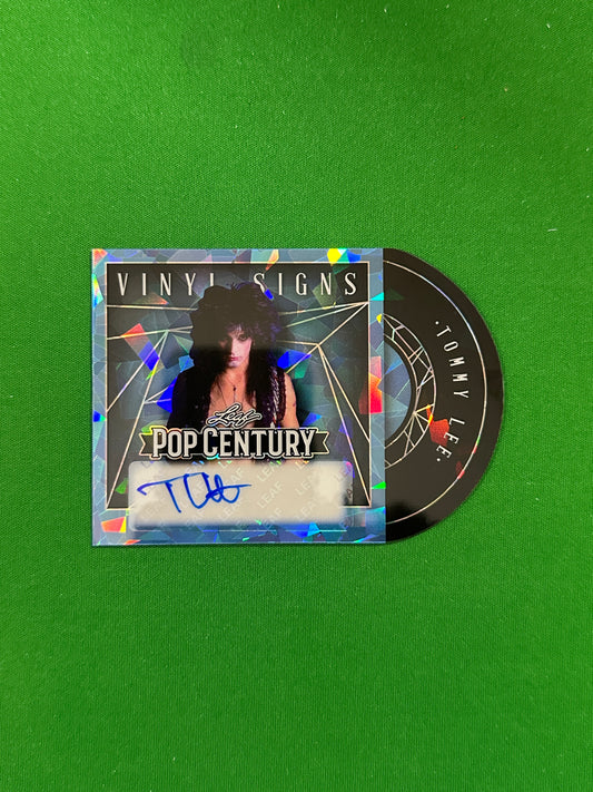 Tommy Lee Vinyl Signs Autograph 2/4 - Leaf Pop Century 2025 - front