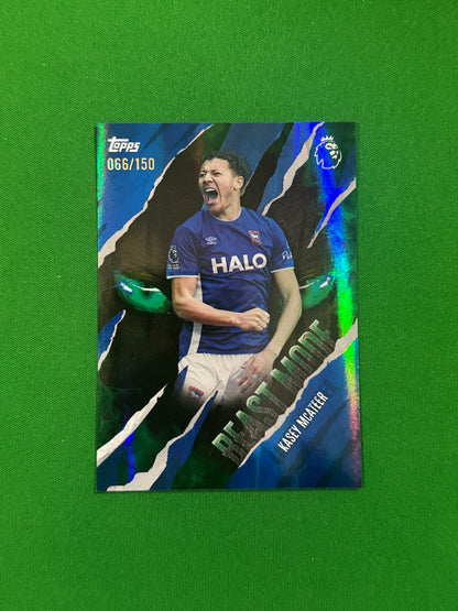 Kasey McAteer Beast Mode Blue 066/150 — front