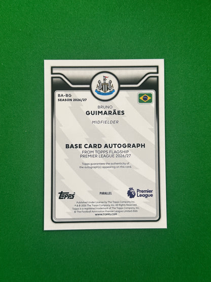 Bruno Guimarães Autograph Black 01/10 — back