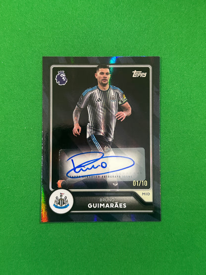 Bruno Guimarães Autograph Black 01/10 — front