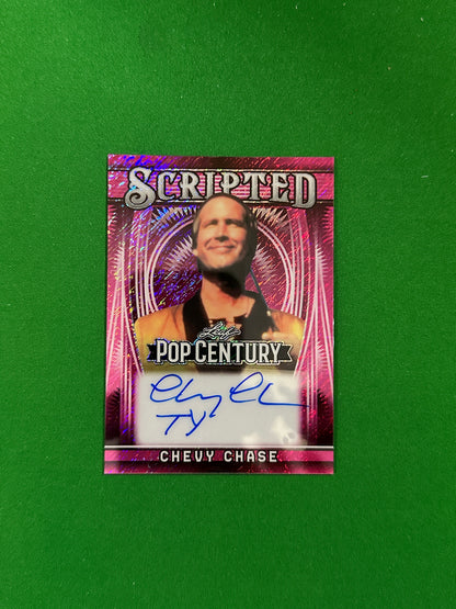 Chevy Chase Scripted Autograph 10/10 - Leaf Pop Century 2025 - front