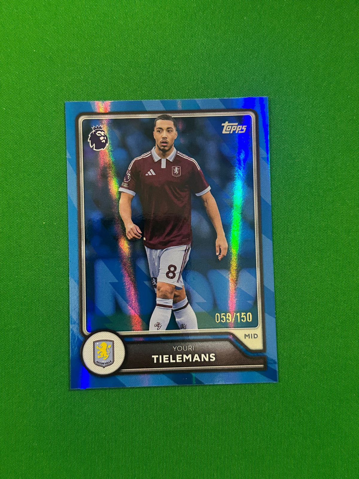 Youri Tielemans Blue 059/150 — front