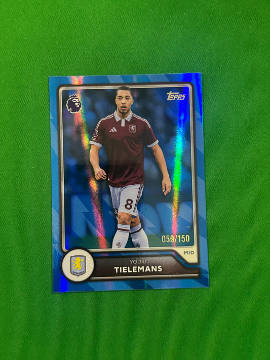 Youri Tielemans Blue 059/150 — front