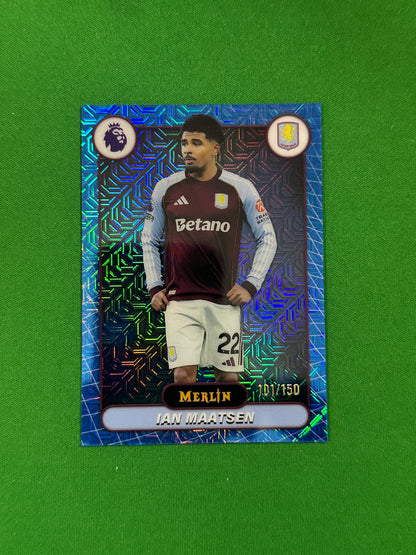 Ian Maatsen Parallel Blue Mojo 101/150 - 2026 Topps Merlin Premier League - front
