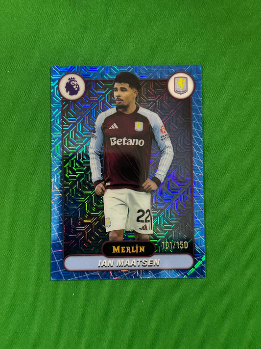 Ian Maatsen Parallel Blue Mojo 101/150 - 2026 Topps Merlin Premier League - front