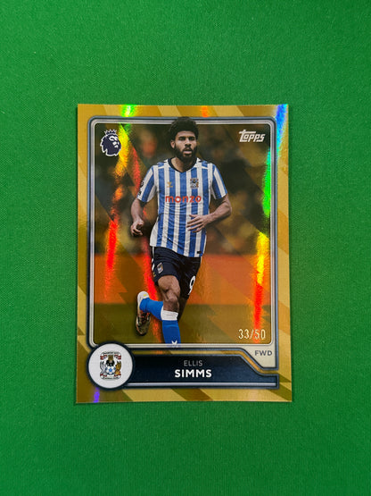 Ellis Simms Gold 33/50 — front