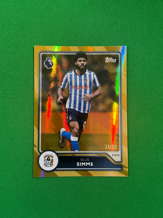 Ellis Simms Gold 33/50 — front
