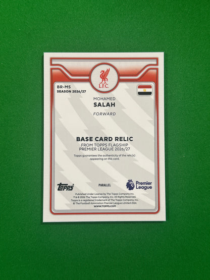 Mohamed Salah Relic Blue 077/150 — back