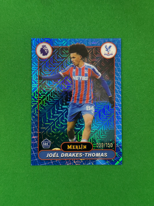 Joël Drakes-Thomas Rookie Parallel Blue Mojo 039/150 - 2026 Topps Merlin Premier League - front