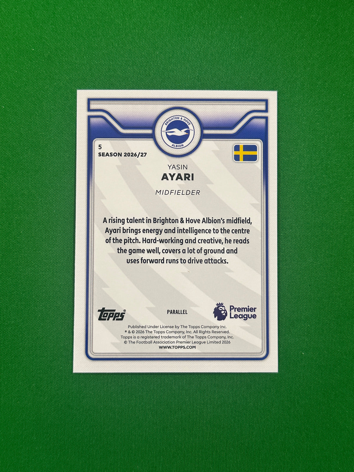 Yasin Ayari Future Stars Black and White 65/75 — back