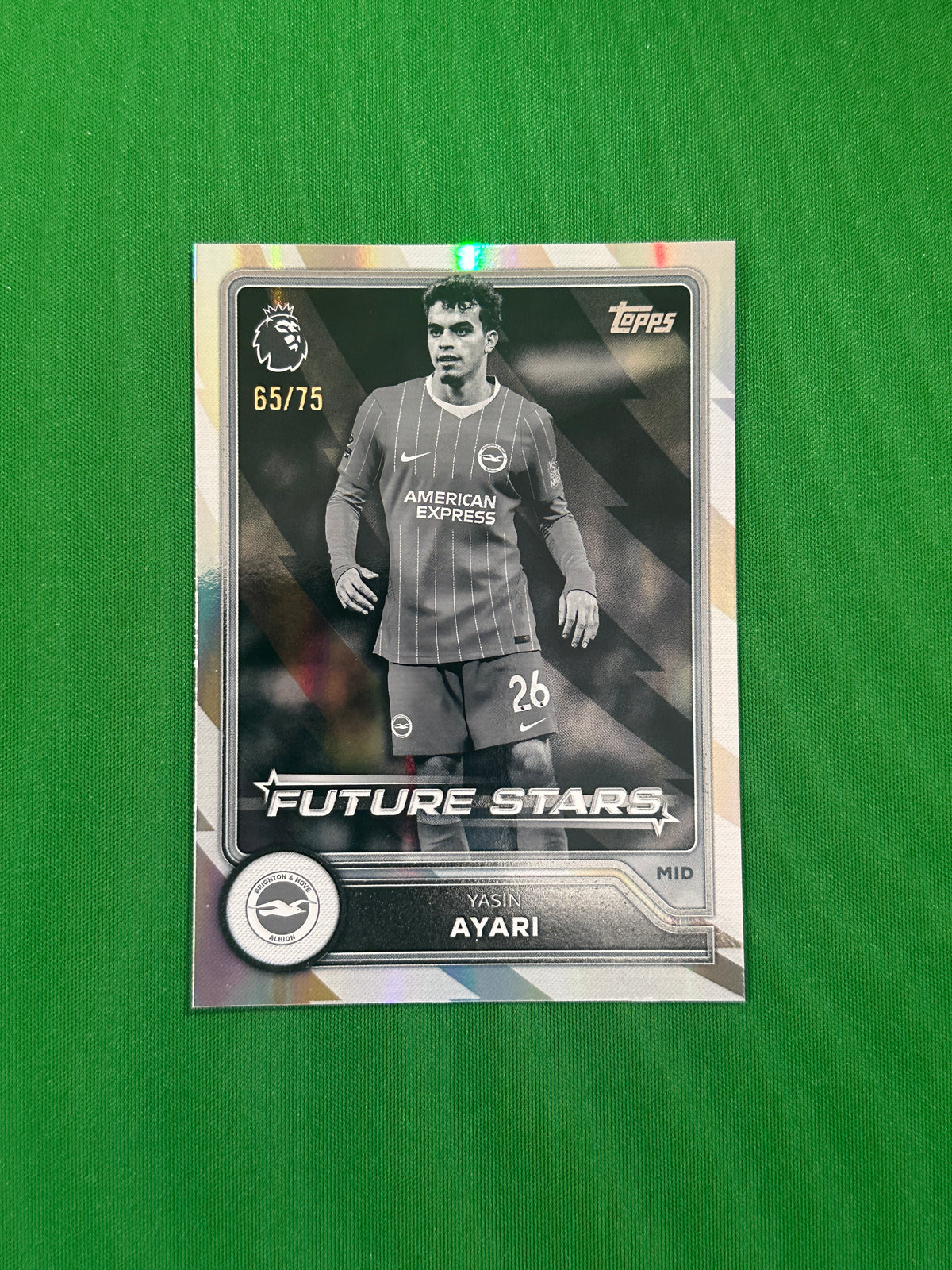 Yasin Ayari Future Stars Black and White 65/75 — front