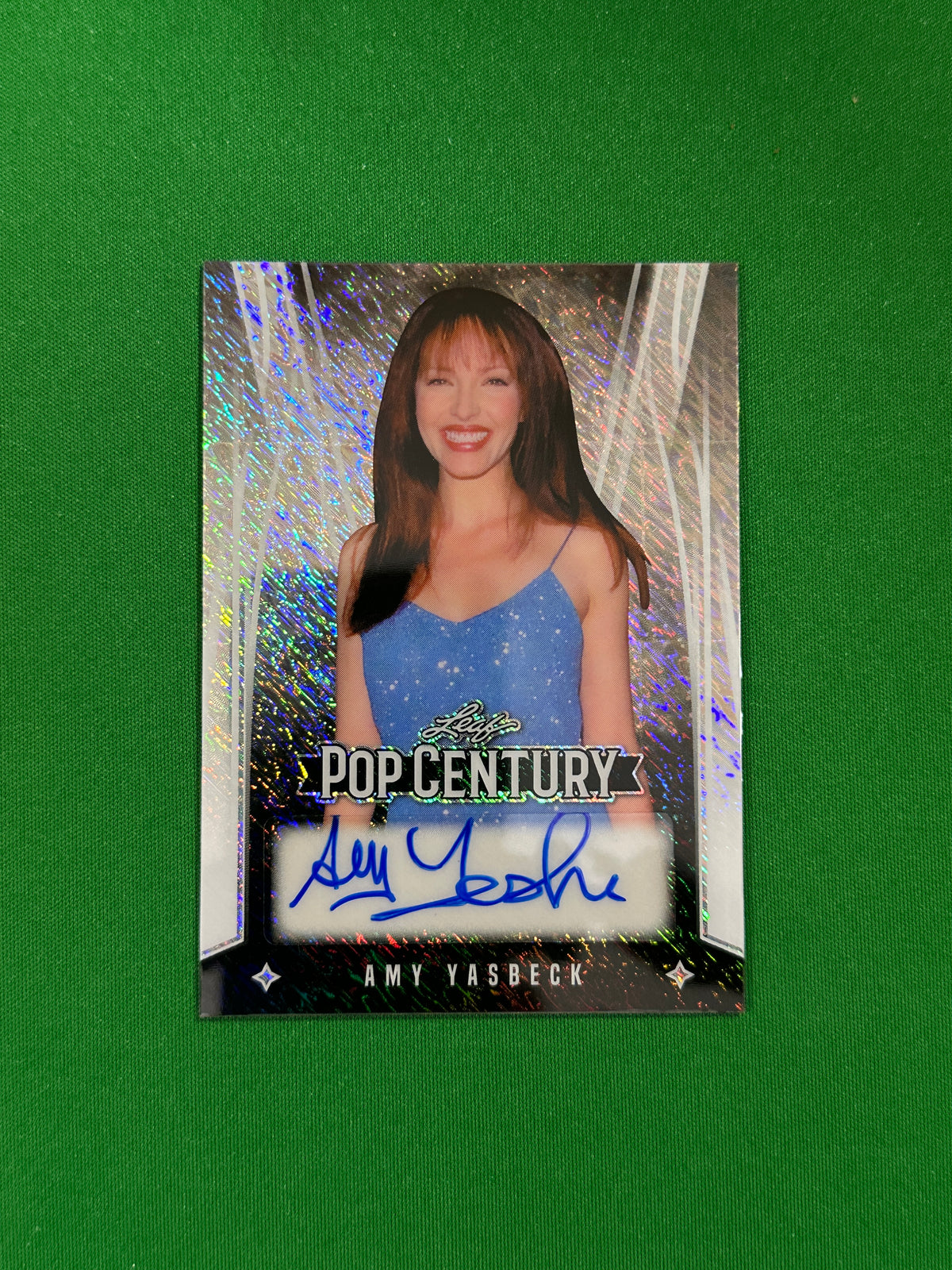 Amy Yasbeck Autograph 5/20 - Leaf Pop Century 2025 - front
