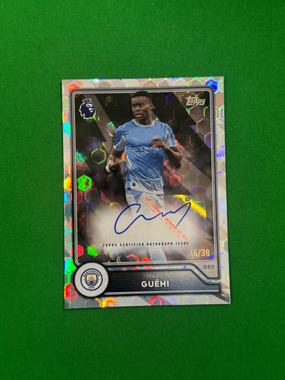 Marc Guéhi Autograph Netbuster 36/38 — front