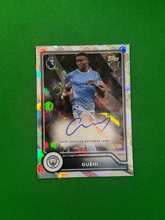 Marc Guéhi Autograph Netbuster 36/38 — front