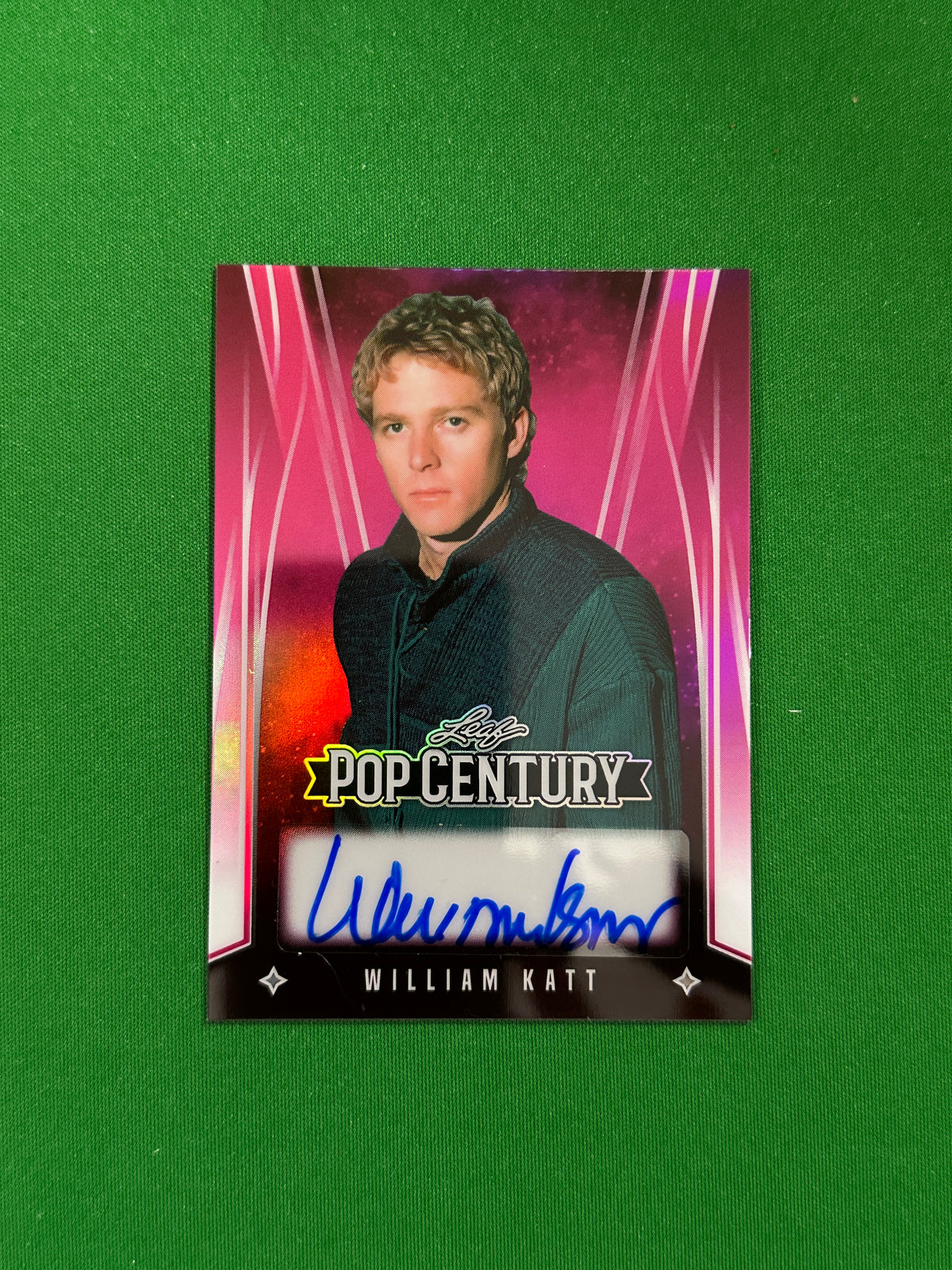 William Katt Autograph 7/15 - Leaf Pop Century 2025 - front