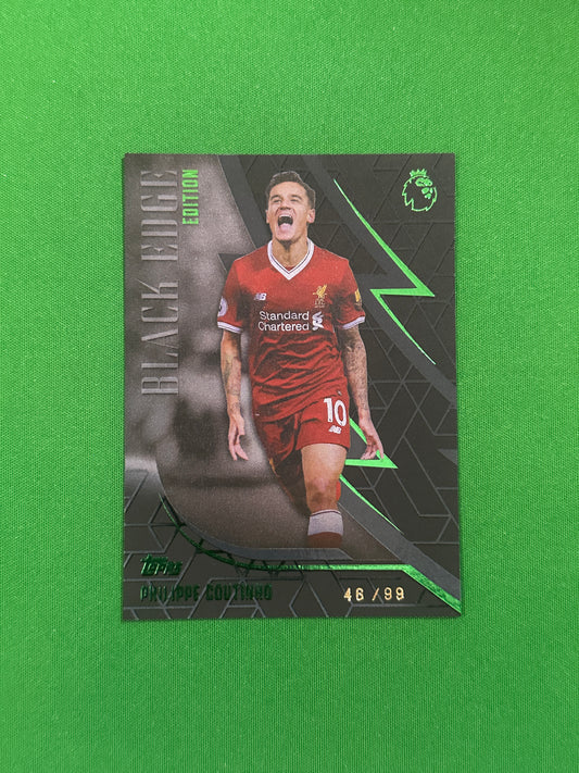 Philippe Coutinho Black Edge Green 46/99 — front