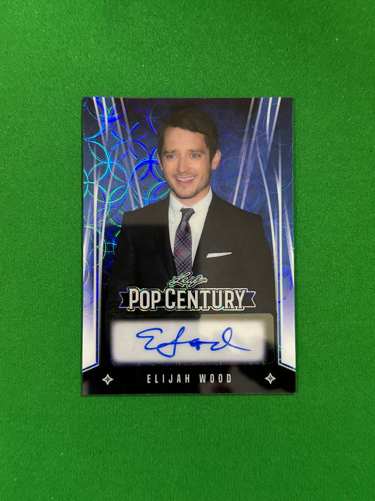 Elijah Wood Autograph 1/2 - Leaf Pop Century 2025 - front