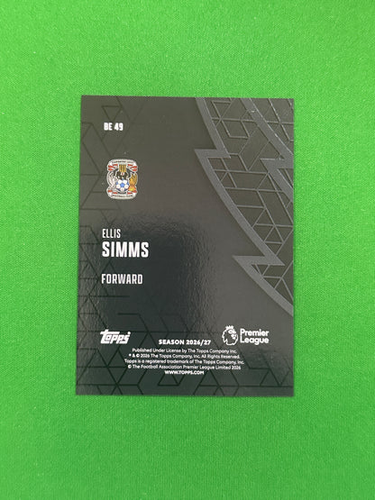 Ellis Simms Black Edge — back