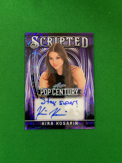 Kira Kosarin Scripted Autograph 4/4 - Leaf Pop Century 2025 - front
