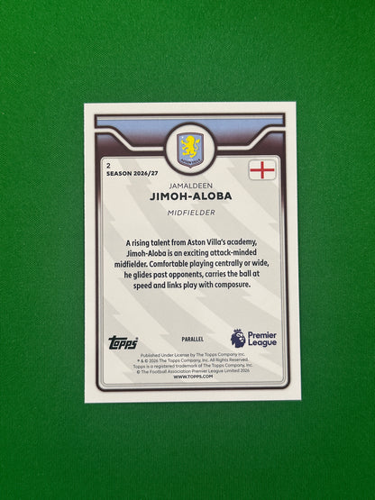 Jamaldeen Jimoh-Aloba Future Stars Green 42/99 — back