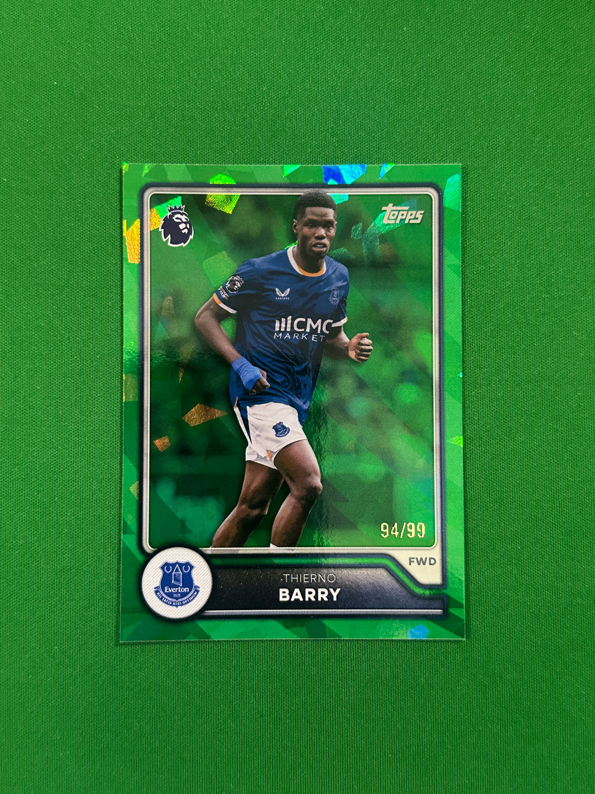 Thierno Barry Green 94/99 — front