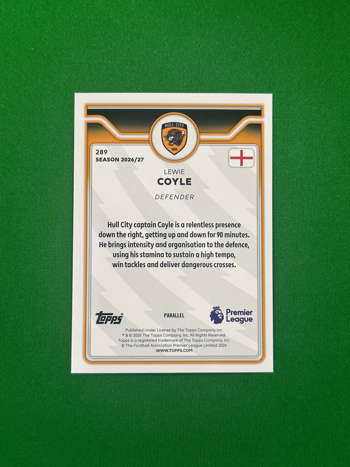 Lewie Coyle Pink 229/399 — back