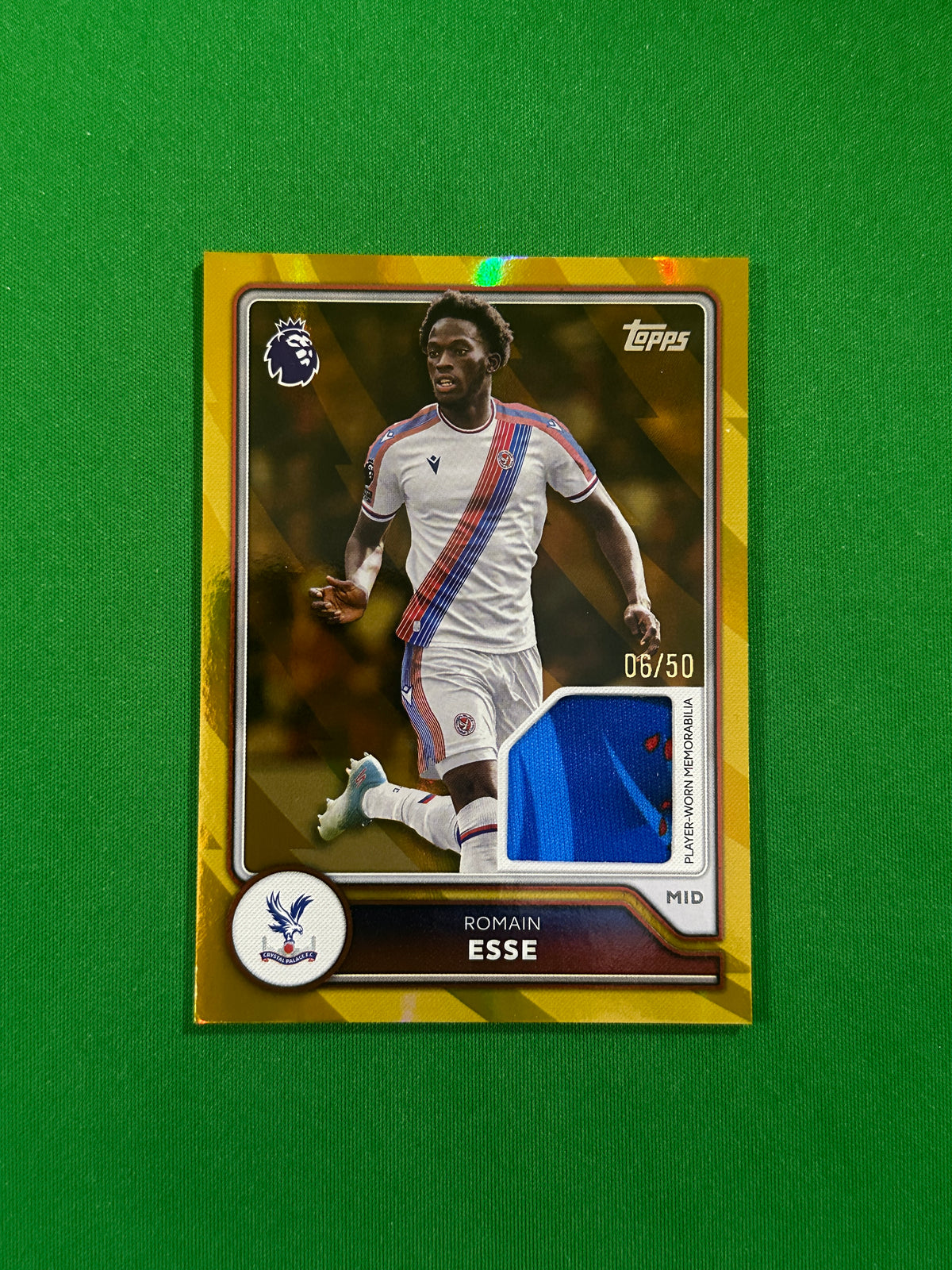 Romain Esse Relic Gold 06/50 — front