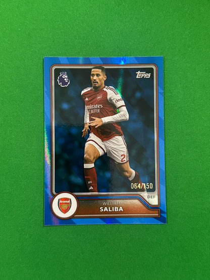 William Saliba Blue 064/150 — front