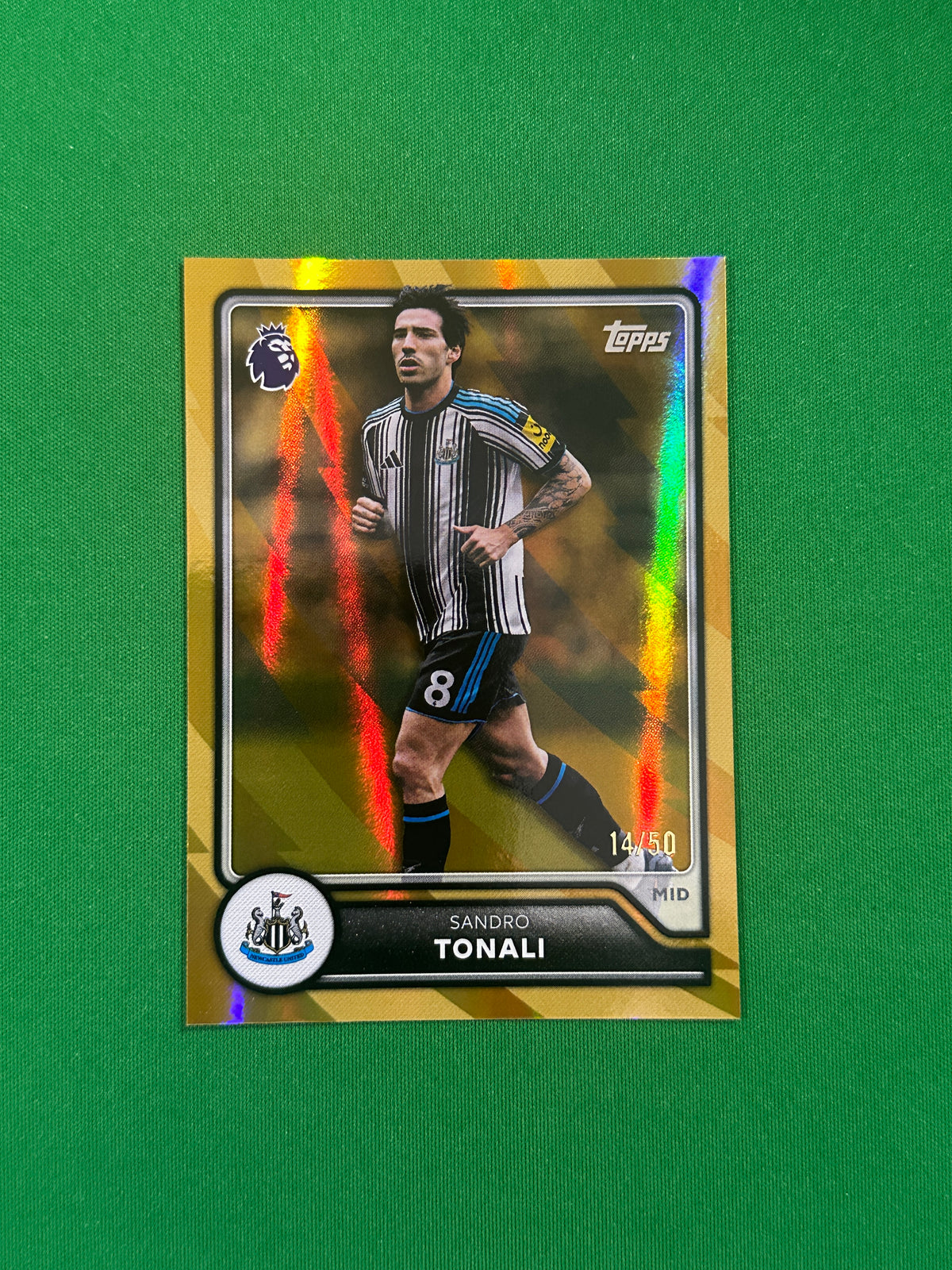 Sandro Tonali Gold 14/50 — front