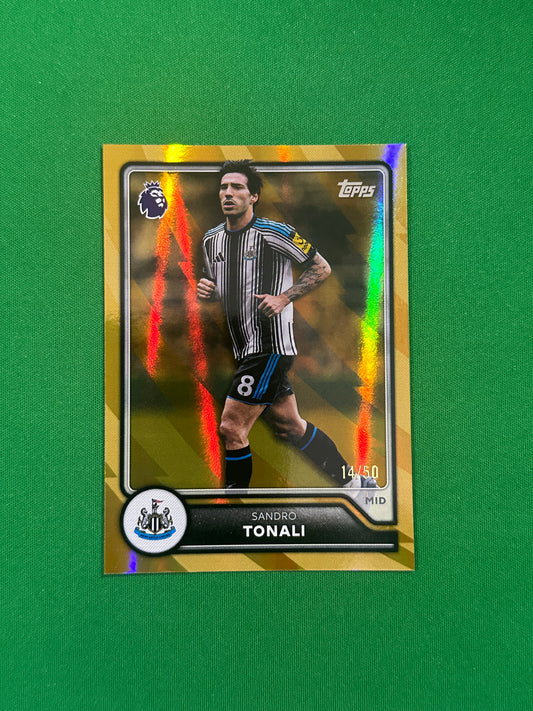 Sandro Tonali Gold 14/50 — front