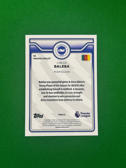 Carlos Baleba Blue 131/150 — back