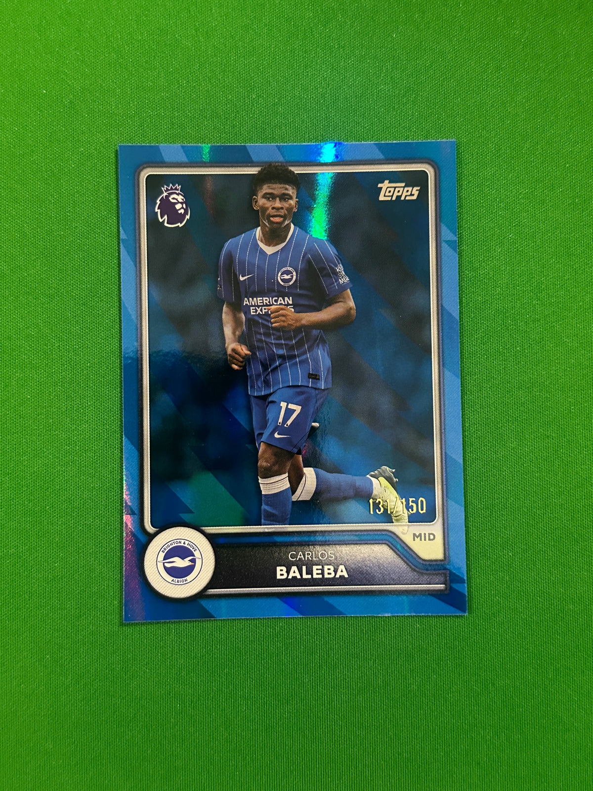 Carlos Baleba Blue 131/150 — front