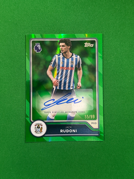 Jack Rudoni Autograph Green 55/99 — front