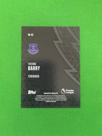 Thierno Barry Black Edge — back