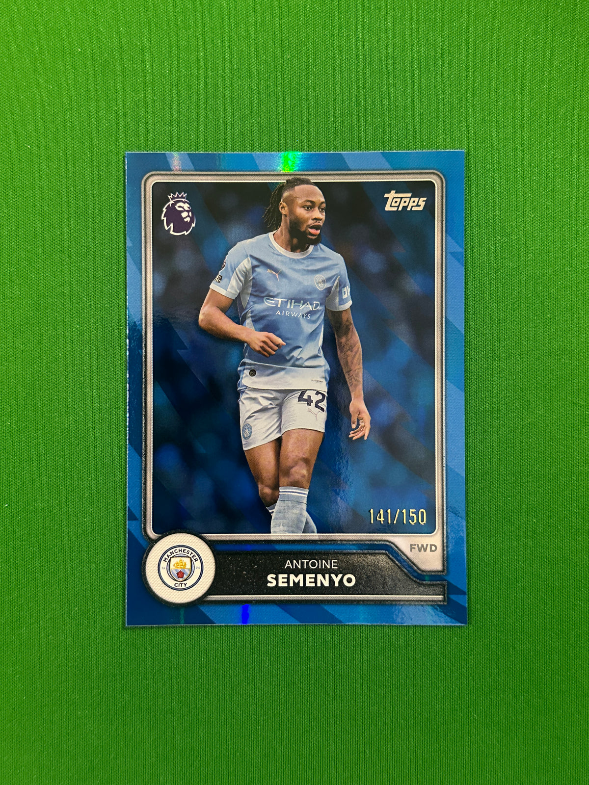 Antoine Semenyo Blue 141/150 — front