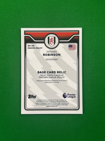 Antonee Robinson Relic — back